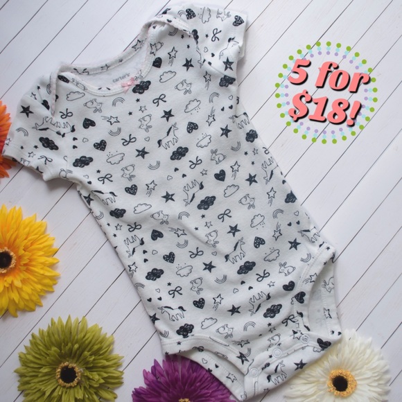 carter's rainbow onesie